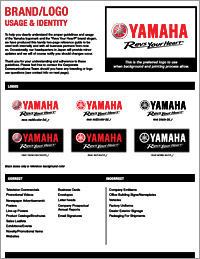 Yamaha U.S. Marketing Visual Identity Manual PDF